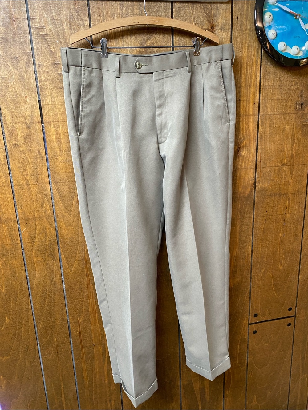 Savane Men's Dress Pants in Light Khaki 38x30